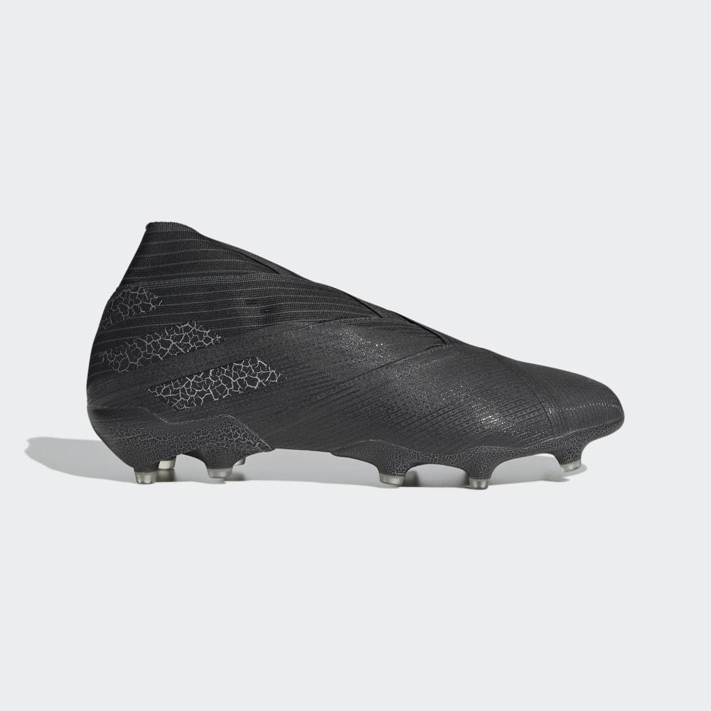Ghete Fotbal Adidas Nemeziz 19+ Firm Ground Barbati Romania - Negrii/Gri EG7321